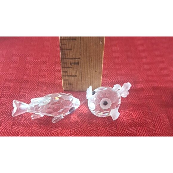 Swarovski Crystal Fish Figurine Lot Clam Puffer Cod Carp Goldfish NO Box or COA - Picture 6 of 6
